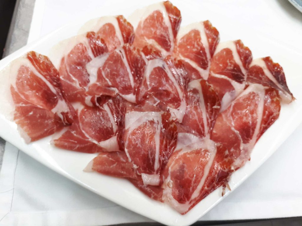 JAMON IBERICO DE BELLOTA Y PAN CON TOMATE